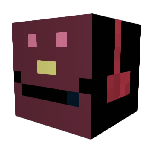 hucik Minecraft avatar head, 3D render