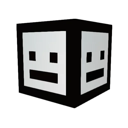 hucksi Minecraft avatar head, 3D render