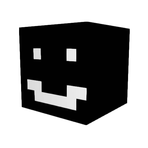 huddypluto Minecraft avatar head, 3D render
