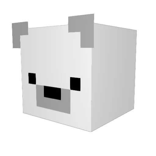 huds274 Minecraft avatar head, 3D render
