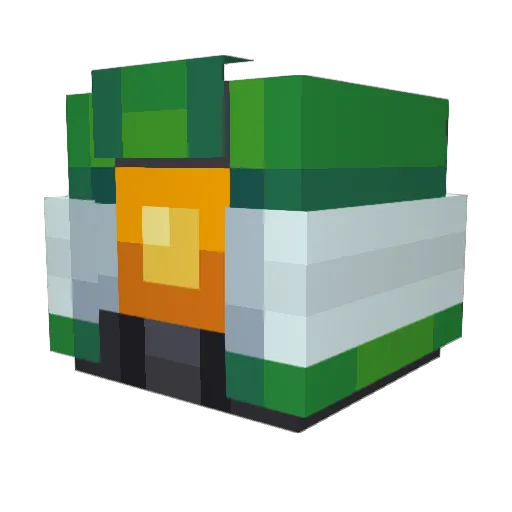 hudsonsoftinc Minecraft avatar head, 3D render
