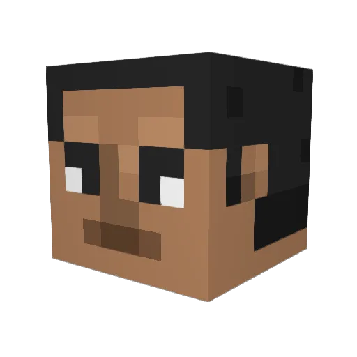 huevo97 Minecraft avatar head, 3D render