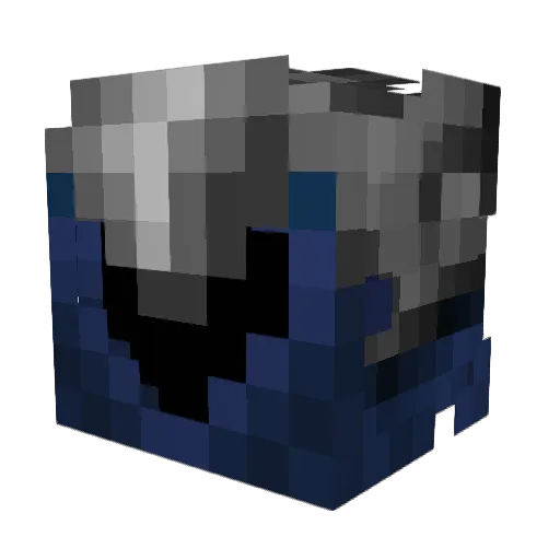 hugh_mangus Minecraft avatar head, 3D render