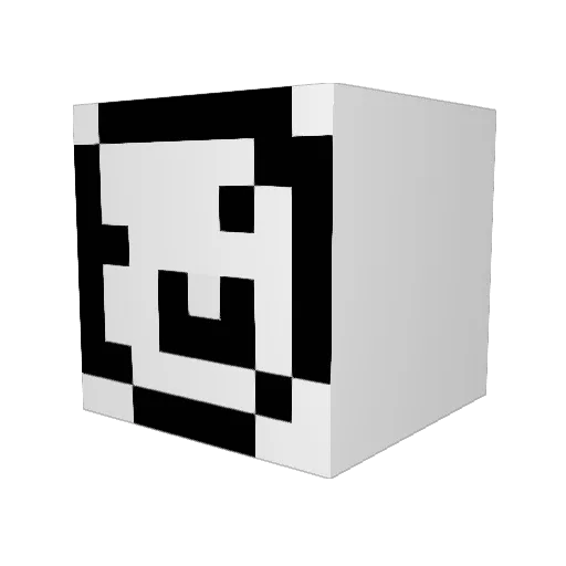 hughbass Minecraft avatar head, 3D render