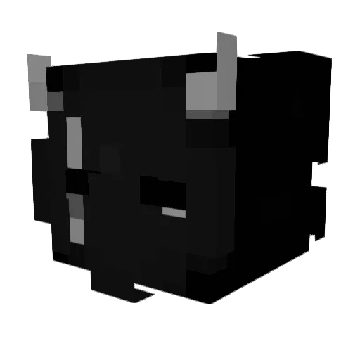 hugo150h3 Minecraft avatar head, 3D render