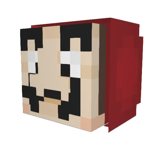 hugo_sb Minecraft avatar head, 3D render