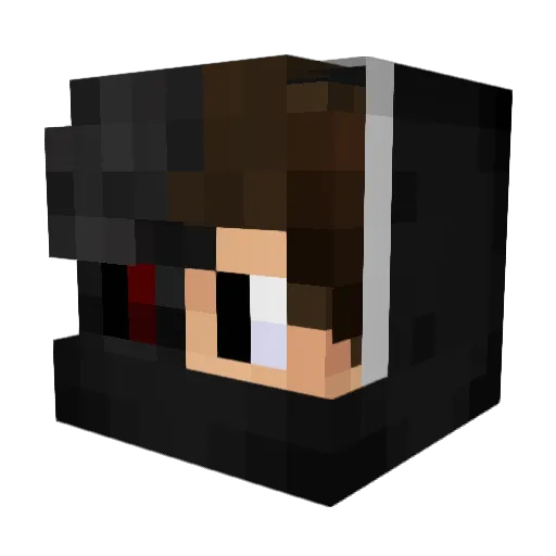 hugo_srv Minecraft avatar head, 3D render