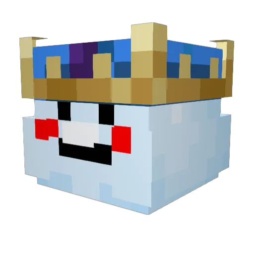 hugocea Minecraft avatar head, 3D render