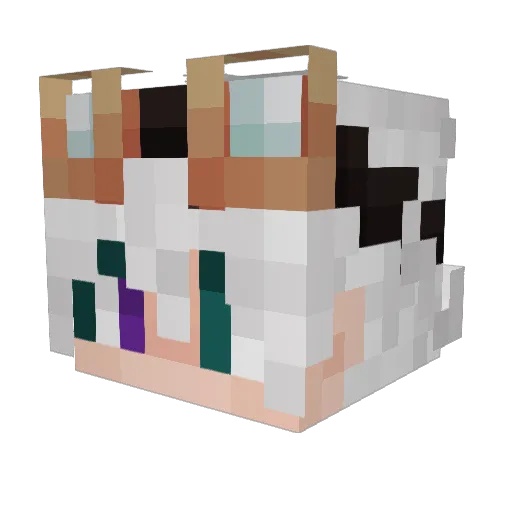 hugocms84 Minecraft avatar head, 3D render