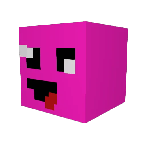 hugoisbae Minecraft avatar head, 3D render