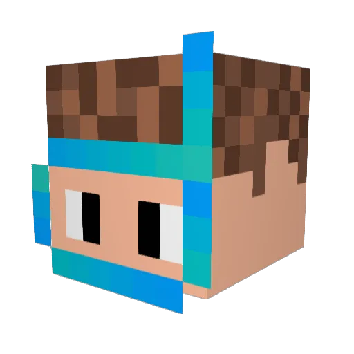 hugorino2654 Minecraft avatar head, 3D render