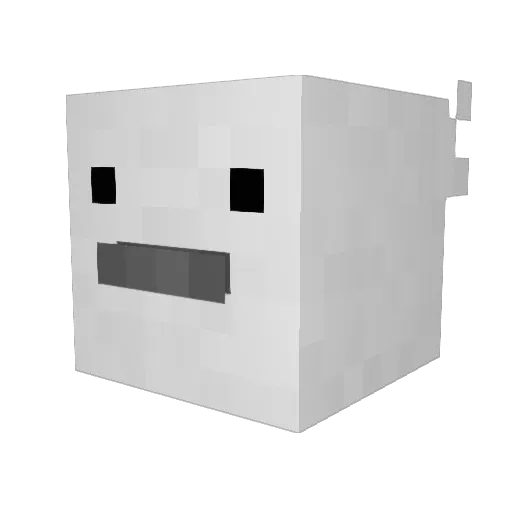 hugoyougokim Minecraft avatar head, 3D render