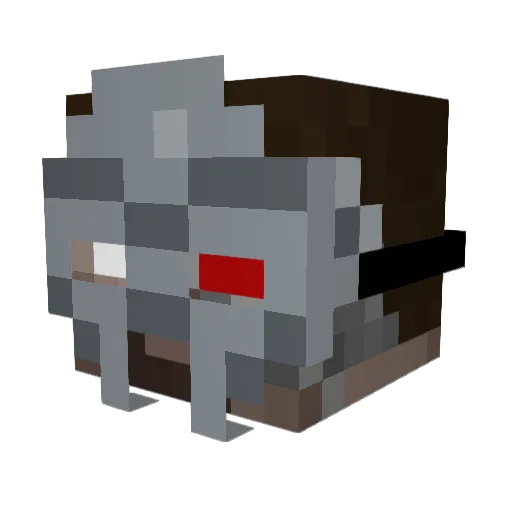 hugsb00bs Minecraft avatar head, 3D render
