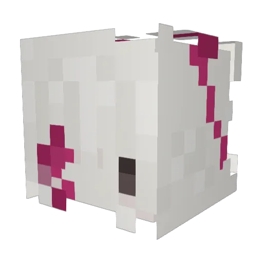 huhsh Minecraft avatar head, 3D render