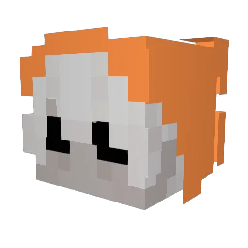 huihui13 Minecraft avatar head, 3D render