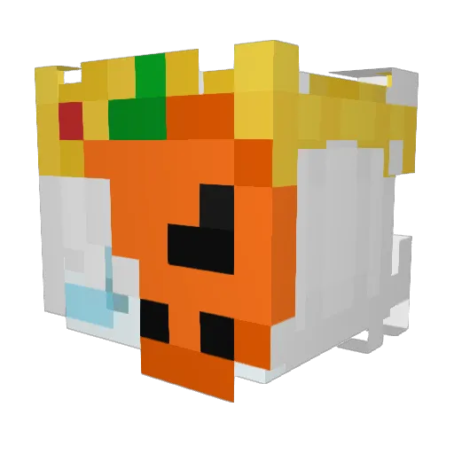 huijerd Minecraft avatar head, 3D render