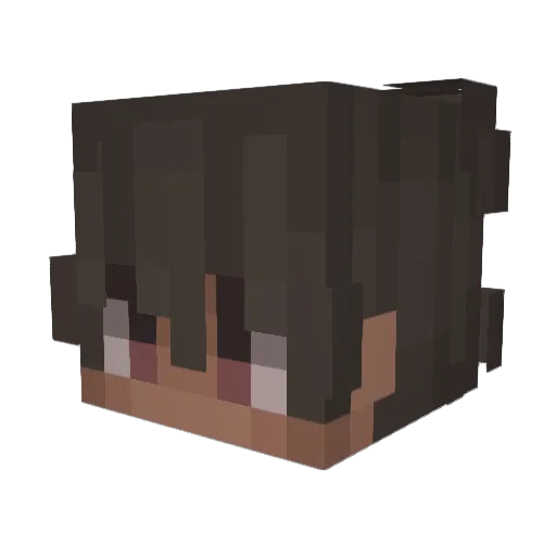 hujaro Minecraft avatar head, 3D render
