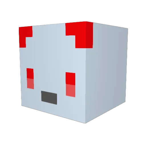 huka0000 Minecraft avatar head, 3D render