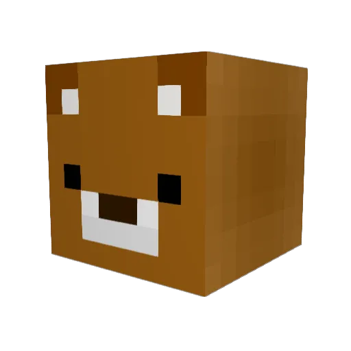 hulaisgyay Minecraft avatar head, 3D render