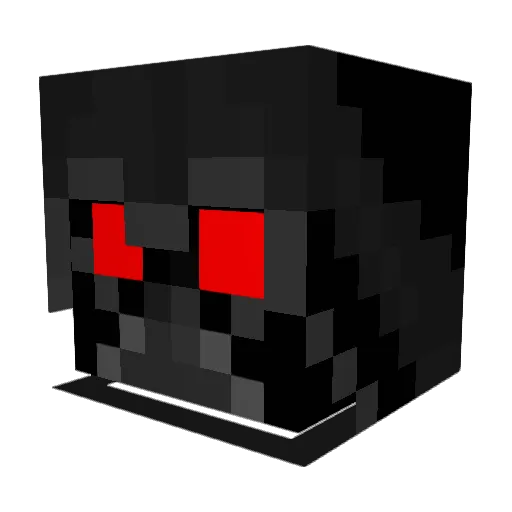hulkiora Minecraft avatar head, 3D render