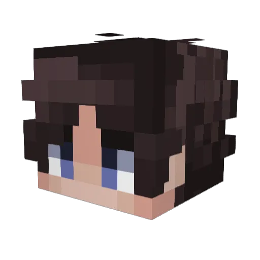 hulp03 Minecraft avatar head, 3D render