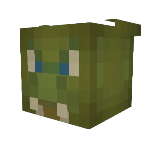 hulpzxc Minecraft avatar head, 3D render