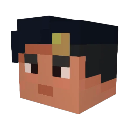 human4565 Minecraft avatar head, 3D render