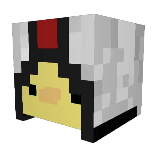 humanbeing39 Minecraft avatar head, 3D render