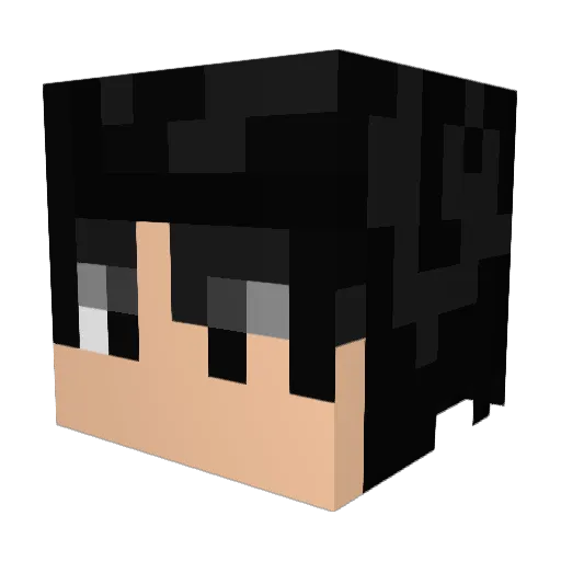 humanism666 Minecraft avatar head, 3D render