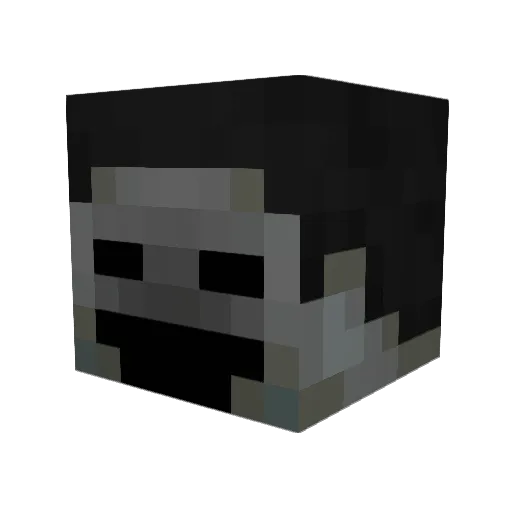 humanitariansul Minecraft avatar head, 3D render