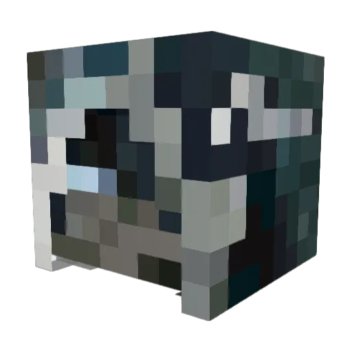 humanspider Minecraft avatar head, 3D render