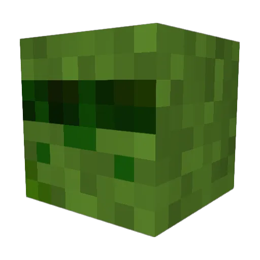 humblejedi Minecraft avatar head, 3D render