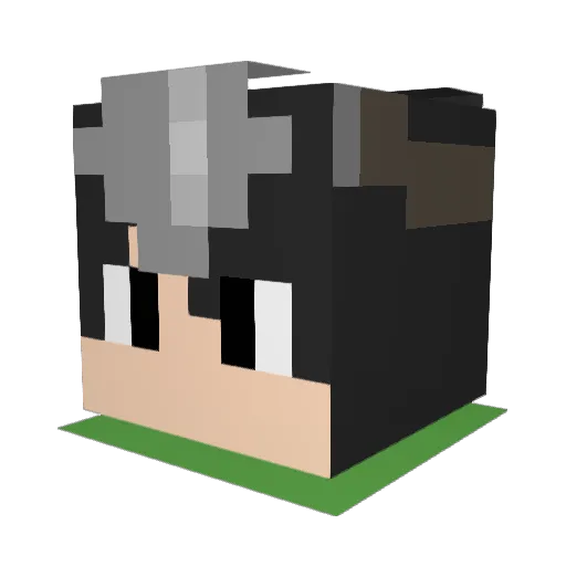 humbleman77 Minecraft avatar head, 3D render