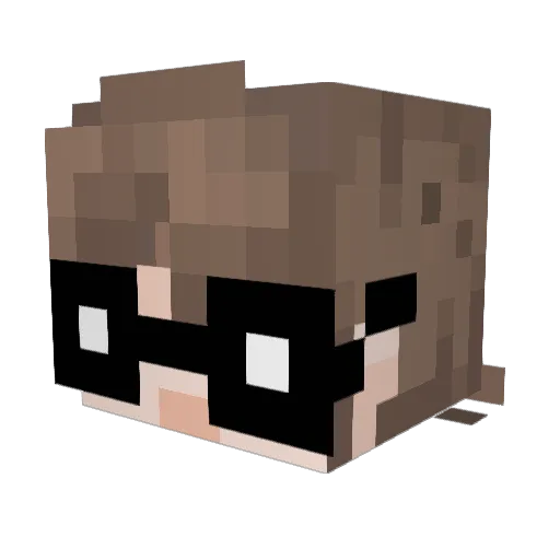 humbugss Minecraft avatar head, 3D render