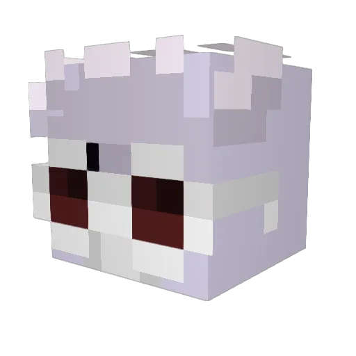 humilify Minecraft avatar head, 3D render