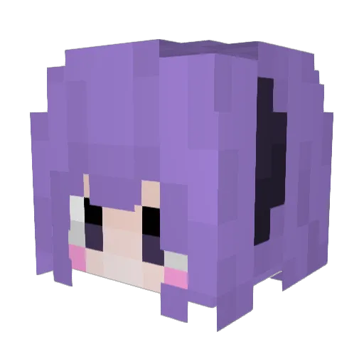 humisan7626 Minecraft avatar head, 3D render