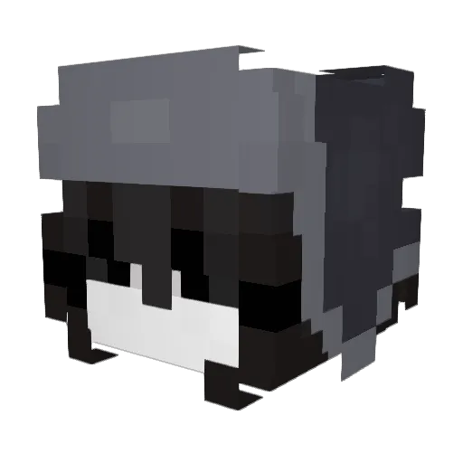 humming29 Minecraft avatar head, 3D render