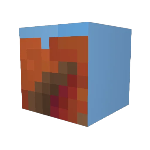 hummisaac Minecraft avatar head, 3D render