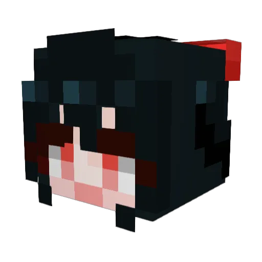 humode113 Minecraft avatar head, 3D render