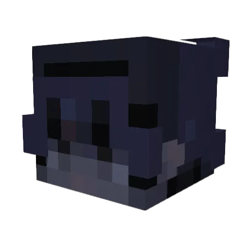 humore Minecraft avatar head, 3D render