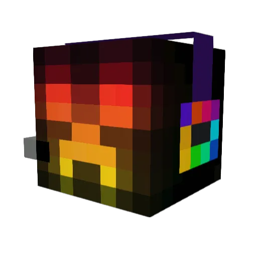 humzaqc Minecraft avatar head, 3D render
