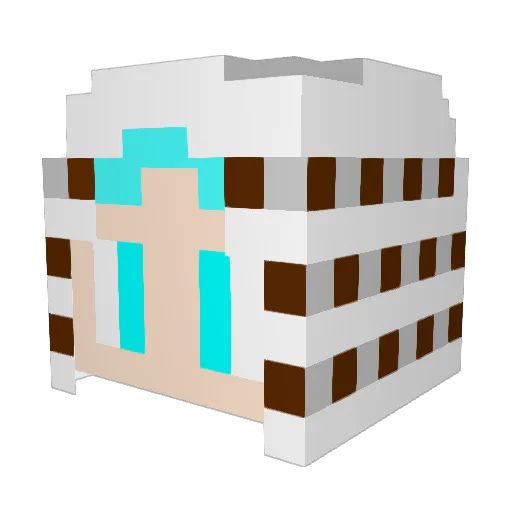 hun6292 Minecraft avatar head, 3D render
