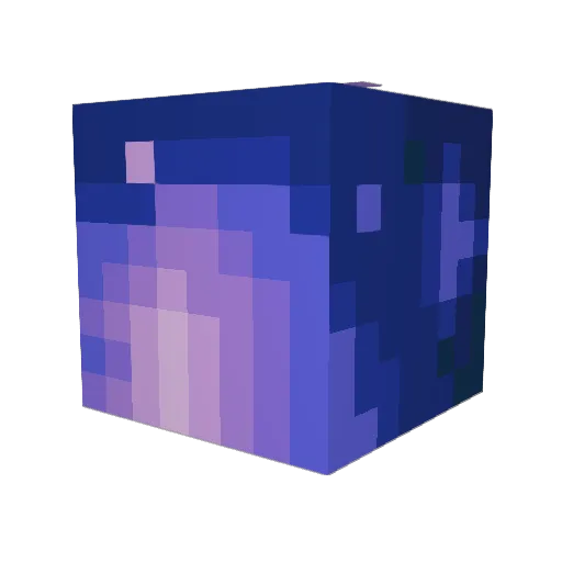 hunde_vand Minecraft avatar head, 3D render