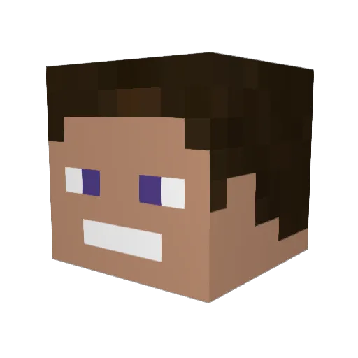 hundezocker306 Minecraft avatar head, 3D render