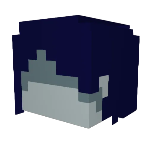 hunger_wolf Minecraft avatar head, 3D render