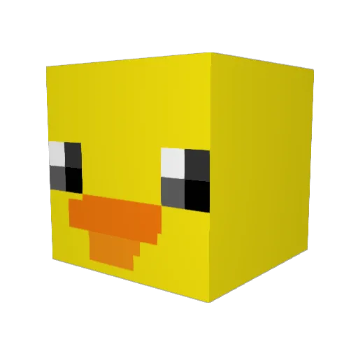 hungrycaterpilla Minecraft avatar head, 3D render