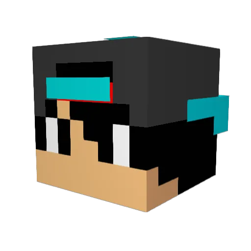 hunter019 Minecraft avatar head, 3D render