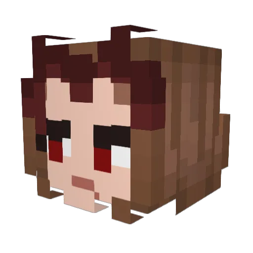 hunter1823 Minecraft avatar head, 3D render