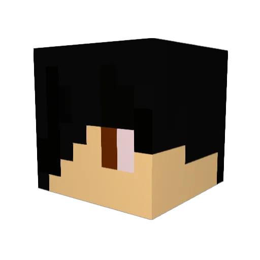 hunter21501 Minecraft avatar head, 3D render