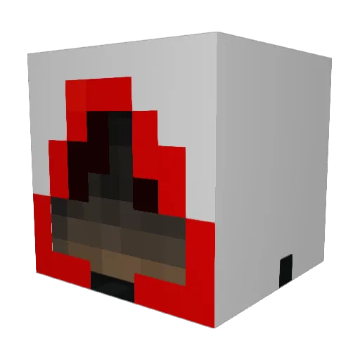 hunterbee619 Minecraft avatar head, 3D render